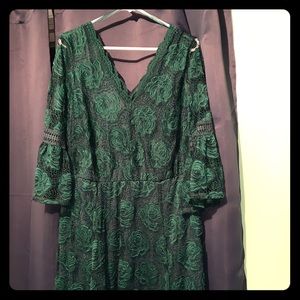 Beautiful green lace dress